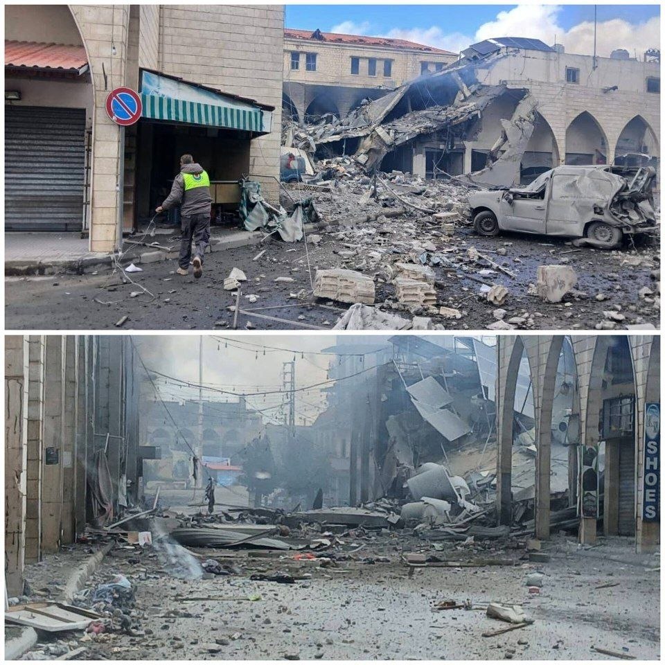 عاجل || شهداء وجرحى بقصف طيران الاحتلال لسوق مدينة بنت…