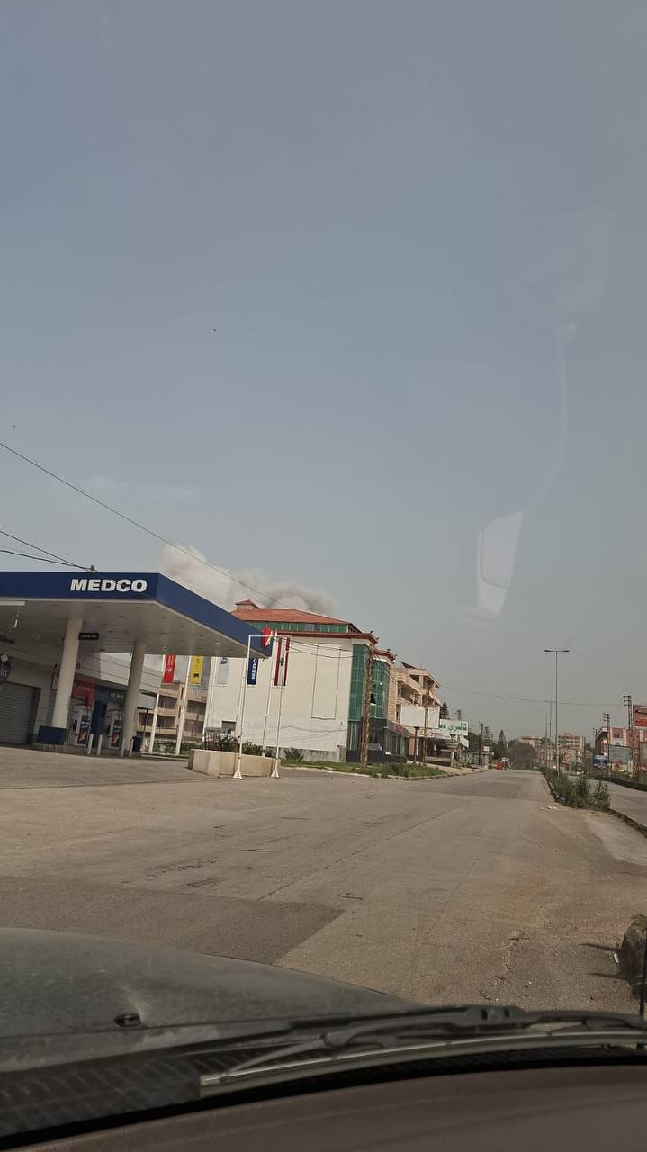 غارة إسرائيلية على بلدة دير الزهراني جنوبي لبنان