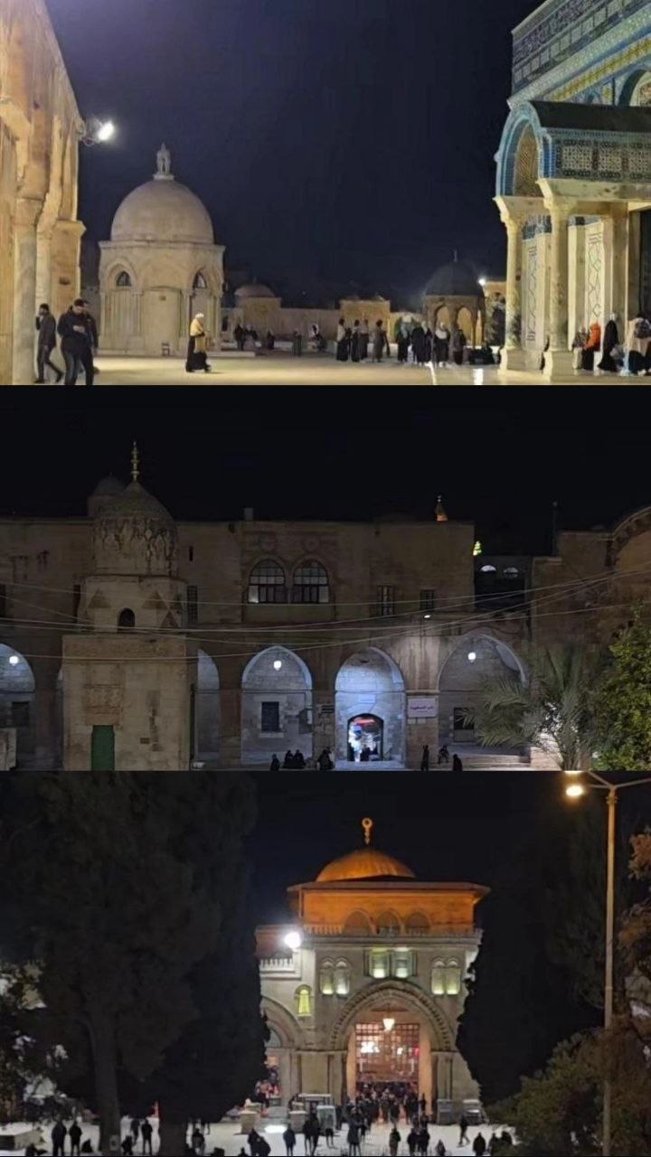 🔴 لليوم الثاني.. توافد المصلين لأداء صلاة الفجر في المسجد…