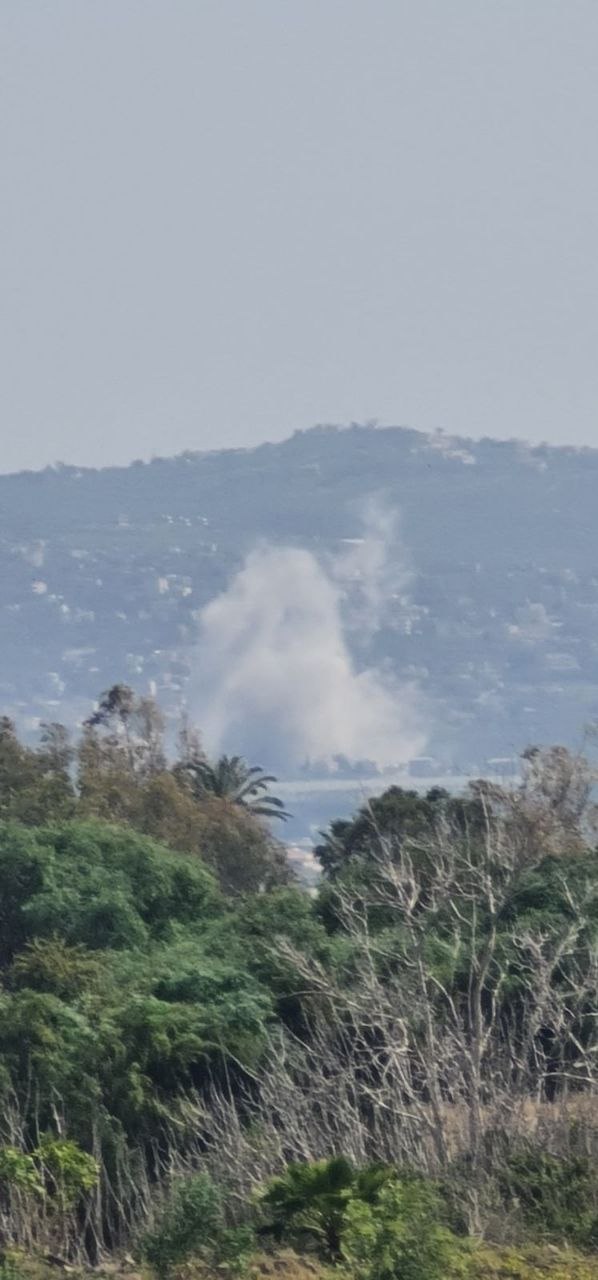 غارة إسرائيلية استهدفت بلدة أنصارية في قضاء صيدا جنوب لبنان