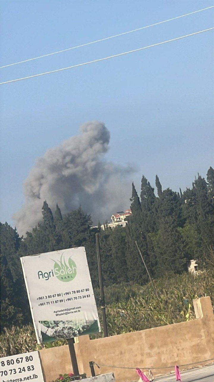 غارة للعدو الاسرائيلي تستهدف  السكسكية جنوب لبنان