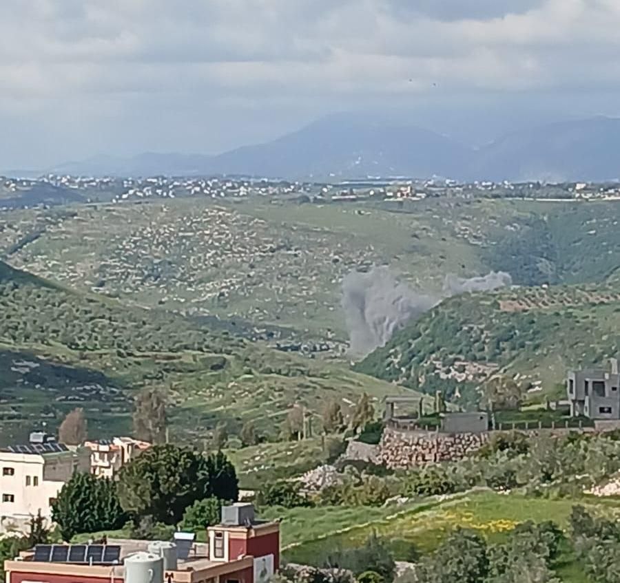 غارات للعدو الاسرائيلي إستهدفت وادي الحجير جنوب لبنان