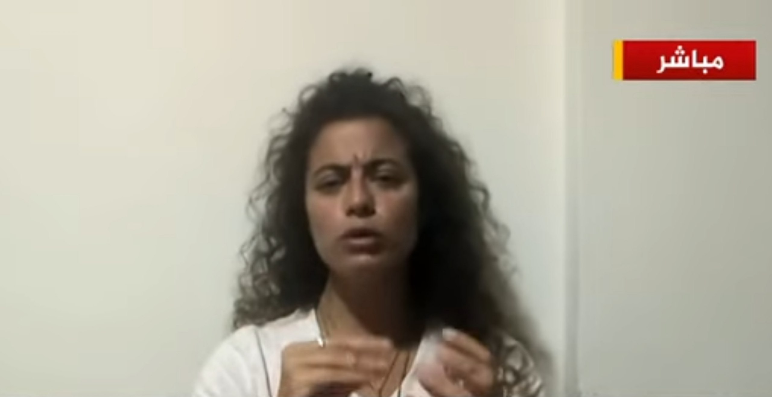 🚨 رنا حميدة المتحدثة باسم أسطول الصمود للجزيرة: ليس هناك…