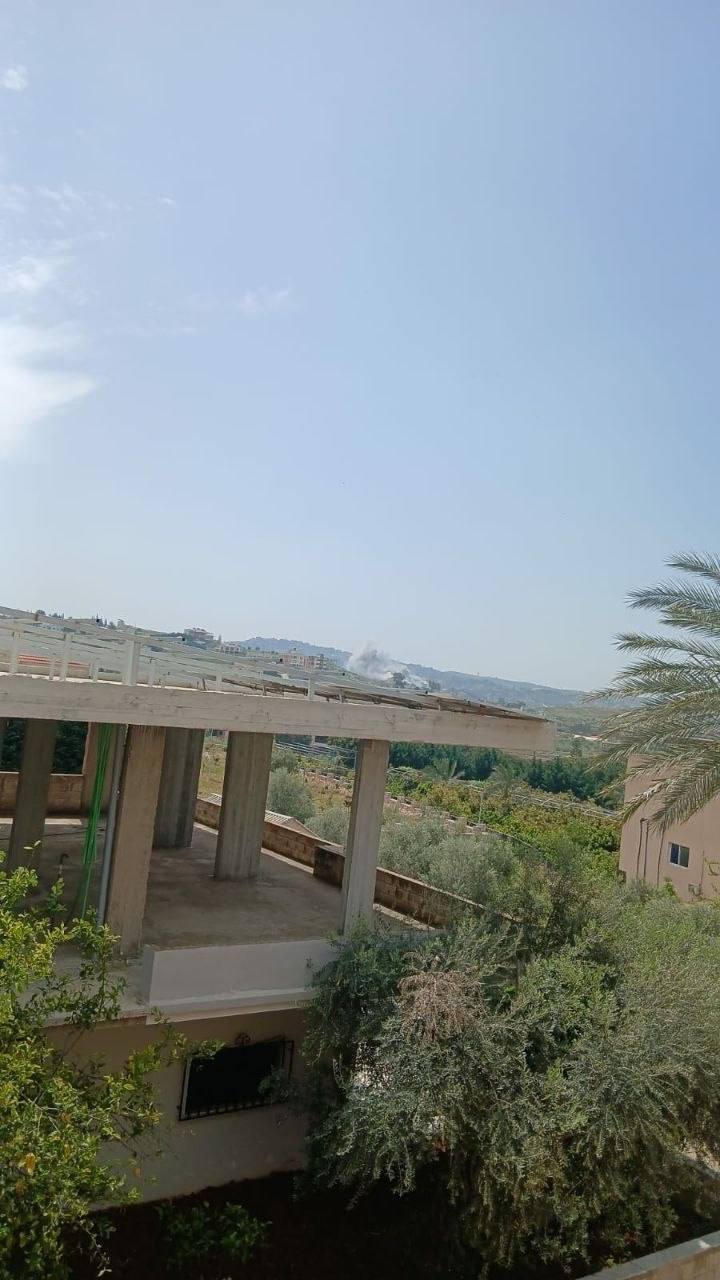 تجدد الغارات الإسرائيلية على بلدتي عربصاليم وجبشيت جنوب لبنان