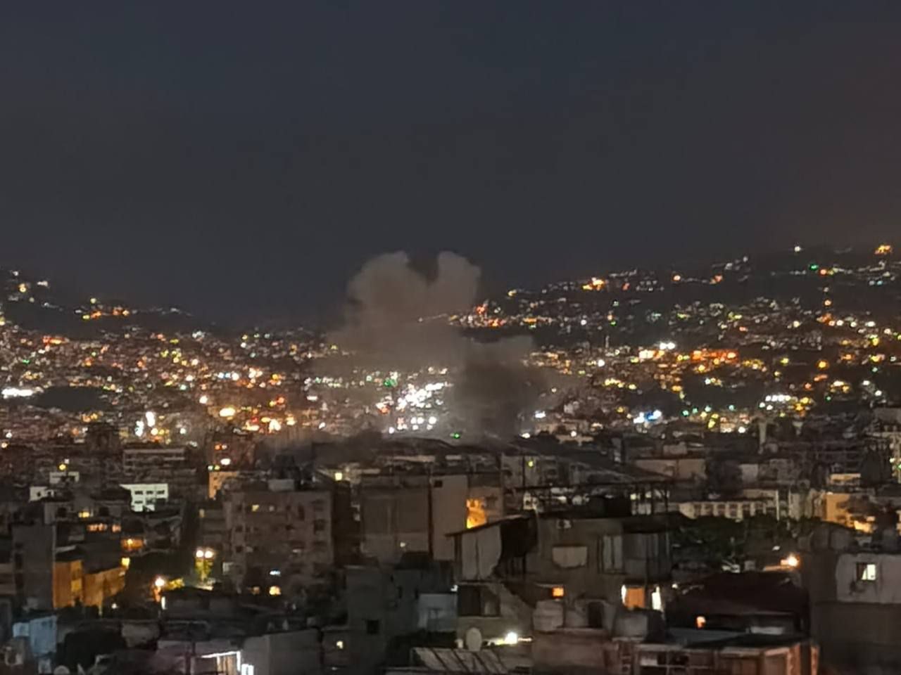 غارة للعدو الاسرائيلي تستهدف الضاحية الجنوبية لبيروت