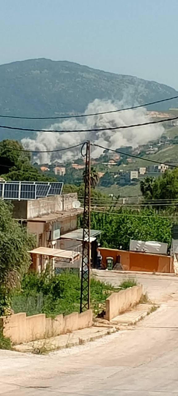 طيران الاحتلال يشن غارة على بلدة بلاط جنوب لبنان