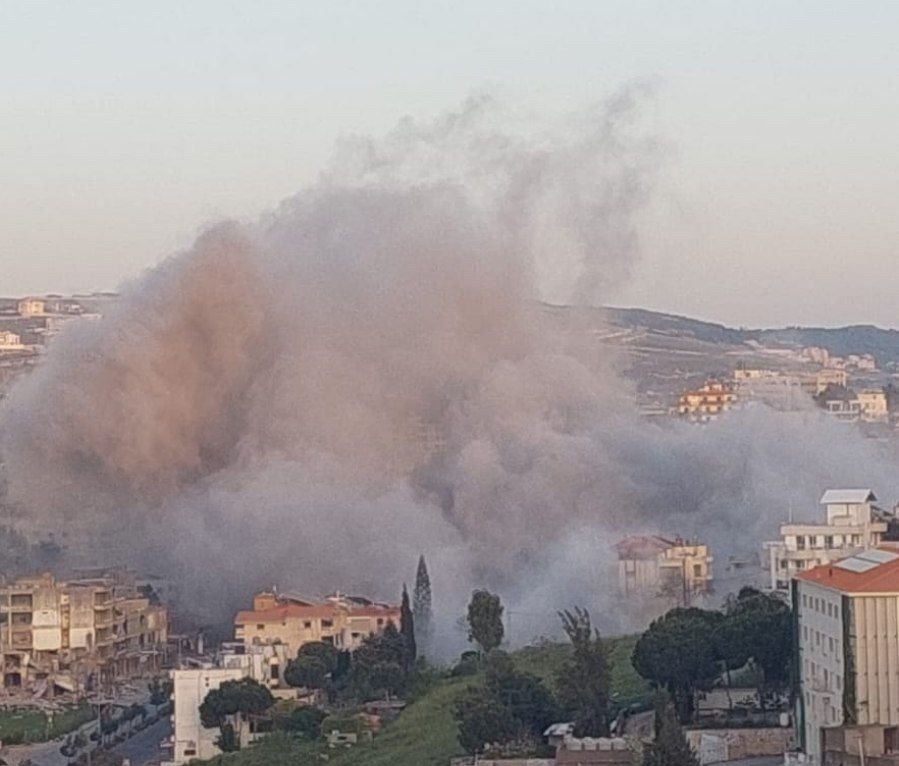 طيران الاحتلال يشن غارة على بلدة حبوش قضاء النبطية جنوب…