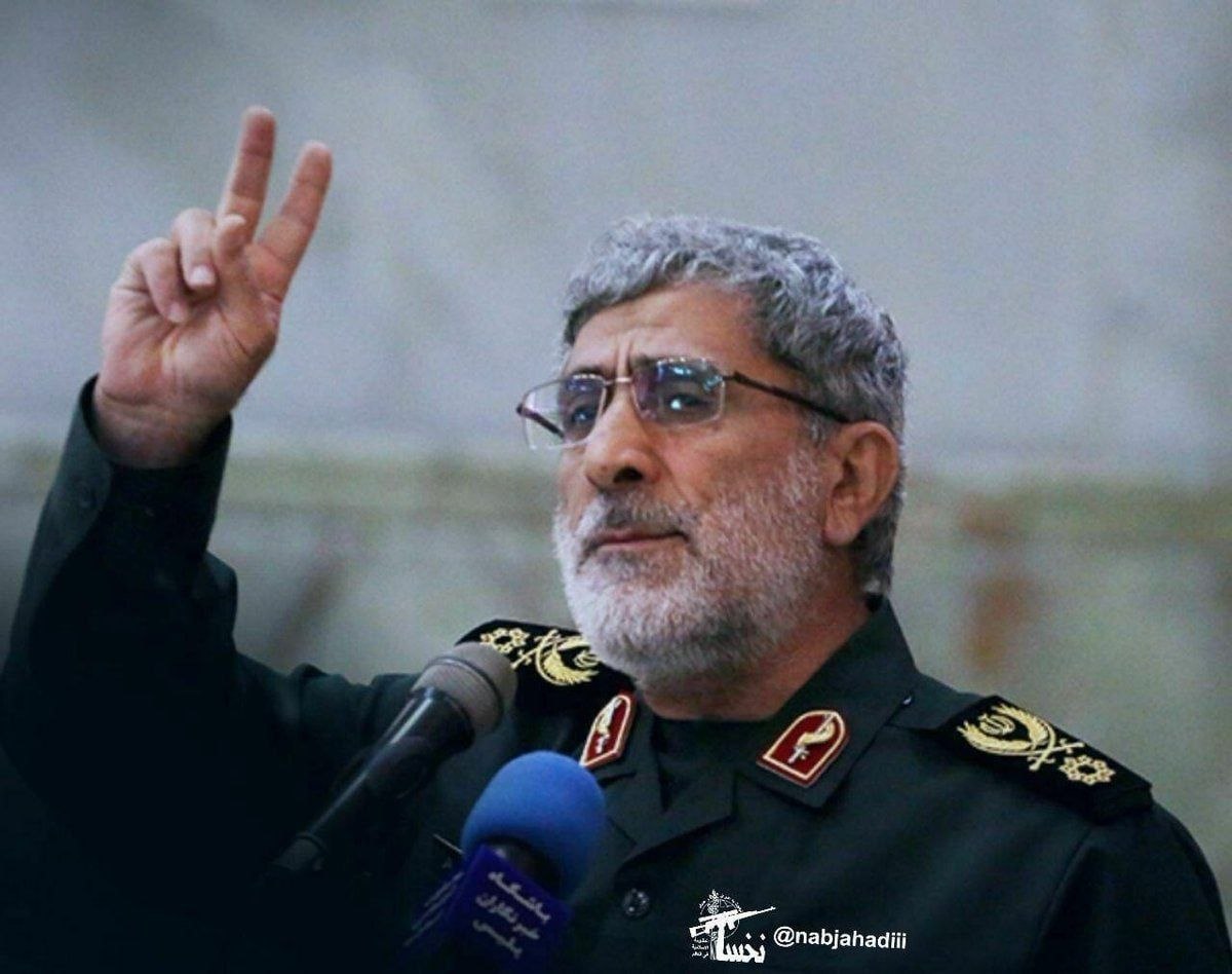 قائد قوة القدس في الحرس الثوري الإيراني، العميد إسماعيل قاآني:

-…
