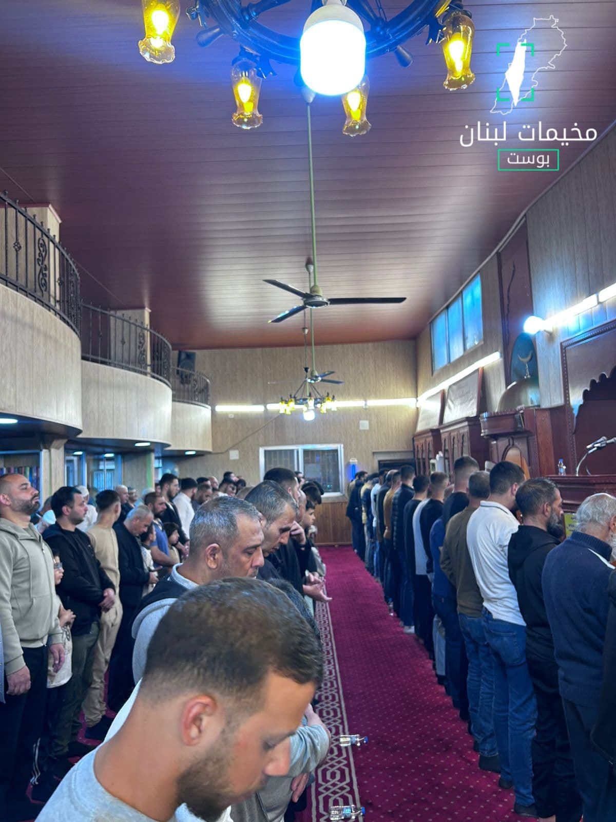 من صلاة عيد الأضحى صباح اليوم في مخيم الجليل ببعلبك…