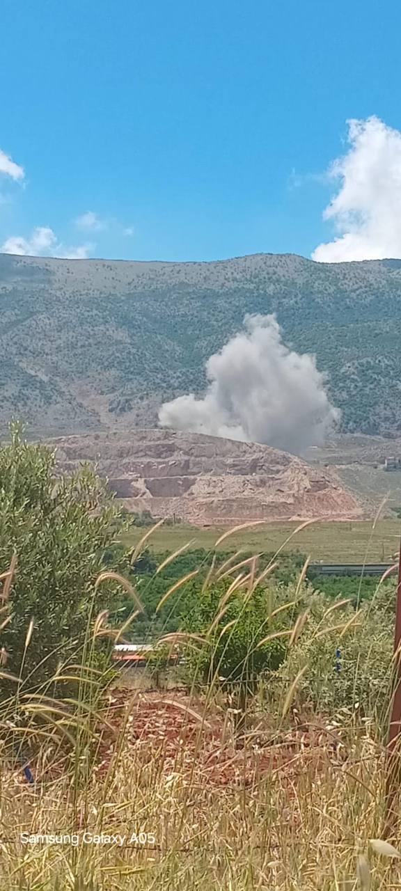 غارة إسرائيلية على بلدة مشغرة جنوبي لبنان