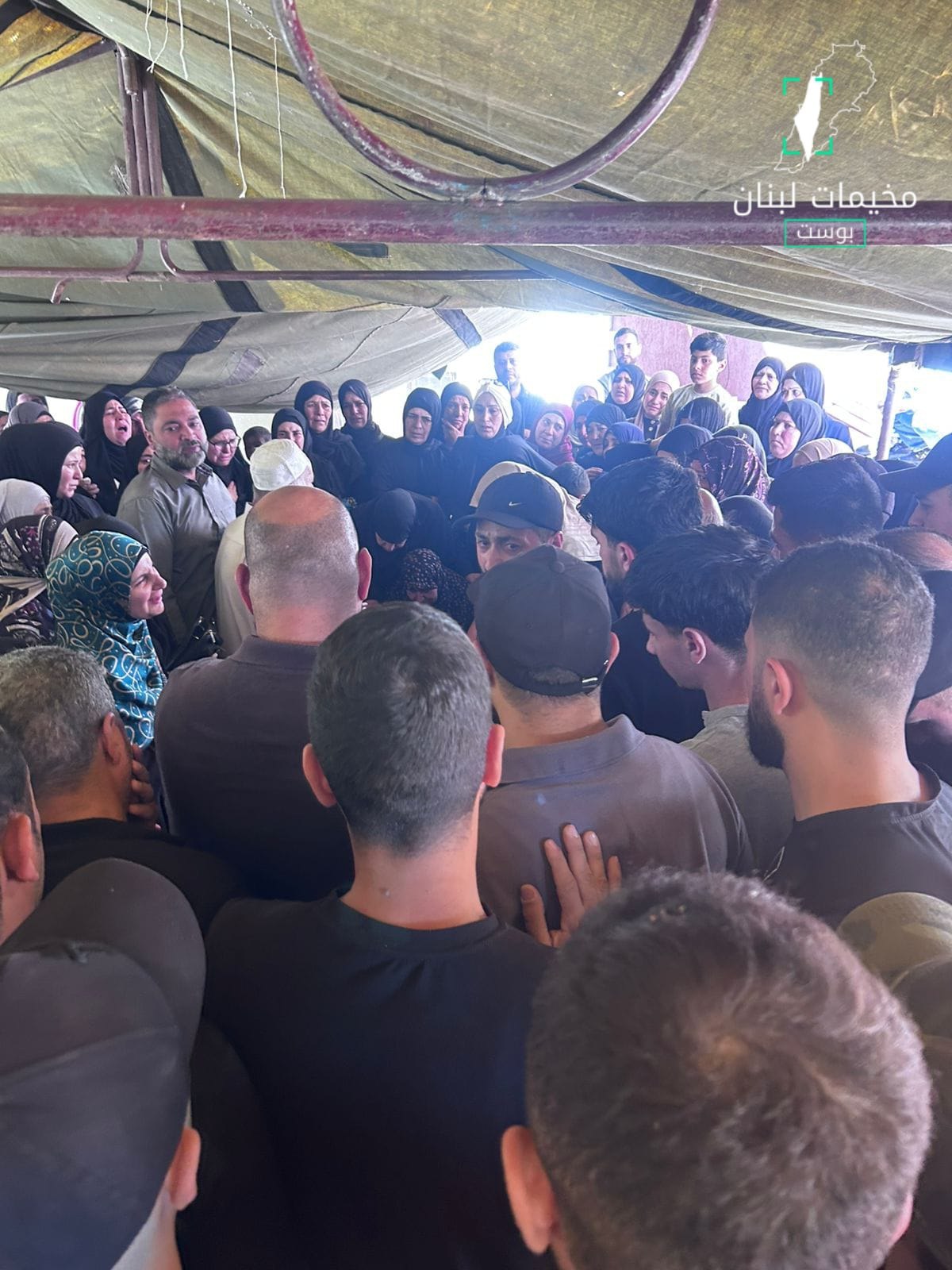 من وداع الشهيد البطل عمر عز الدين والي في مخيم…