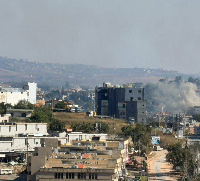 قصف مدفعي متواصل يستهدف بلدة النبطية الفوقا في جنوب لبنان