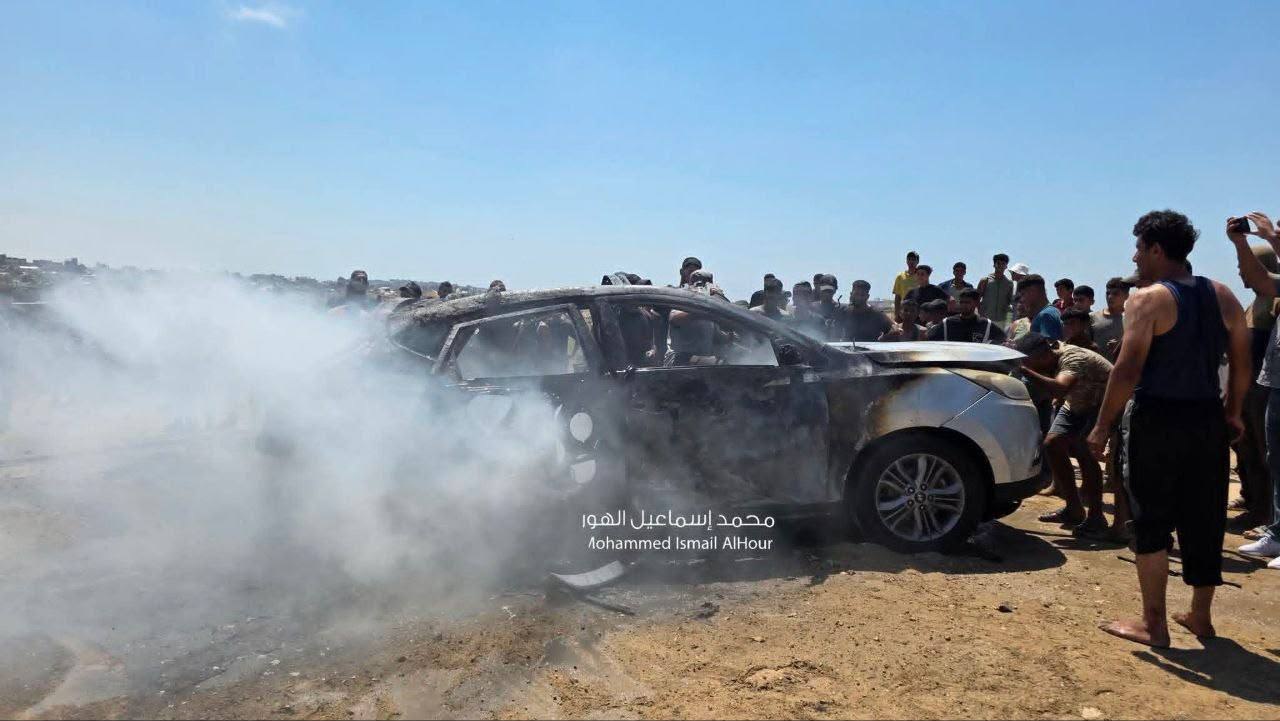 عاجل || شهيدان بقصف سيارة عند مدخل مدينة الزهراء شمال…