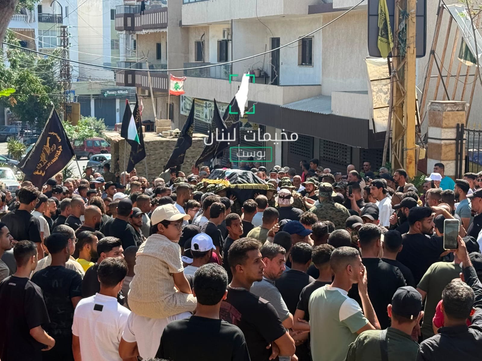 استقبال الشهـ.ـيد أحمد بياضي في مخيم البرج الشمالي صور جنوب…