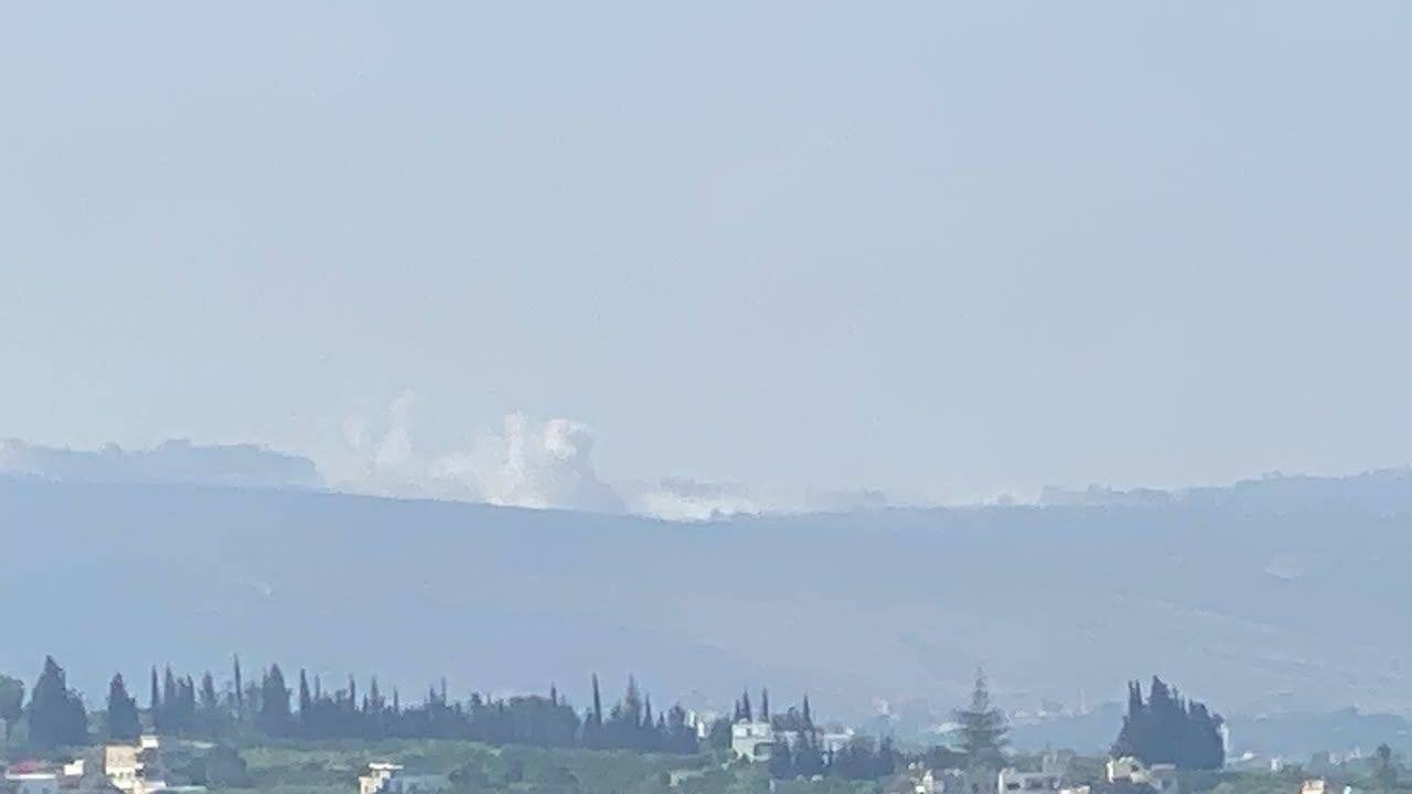 تفجير إسرائيلي في مشاع المنصوري جنوبي لبنان