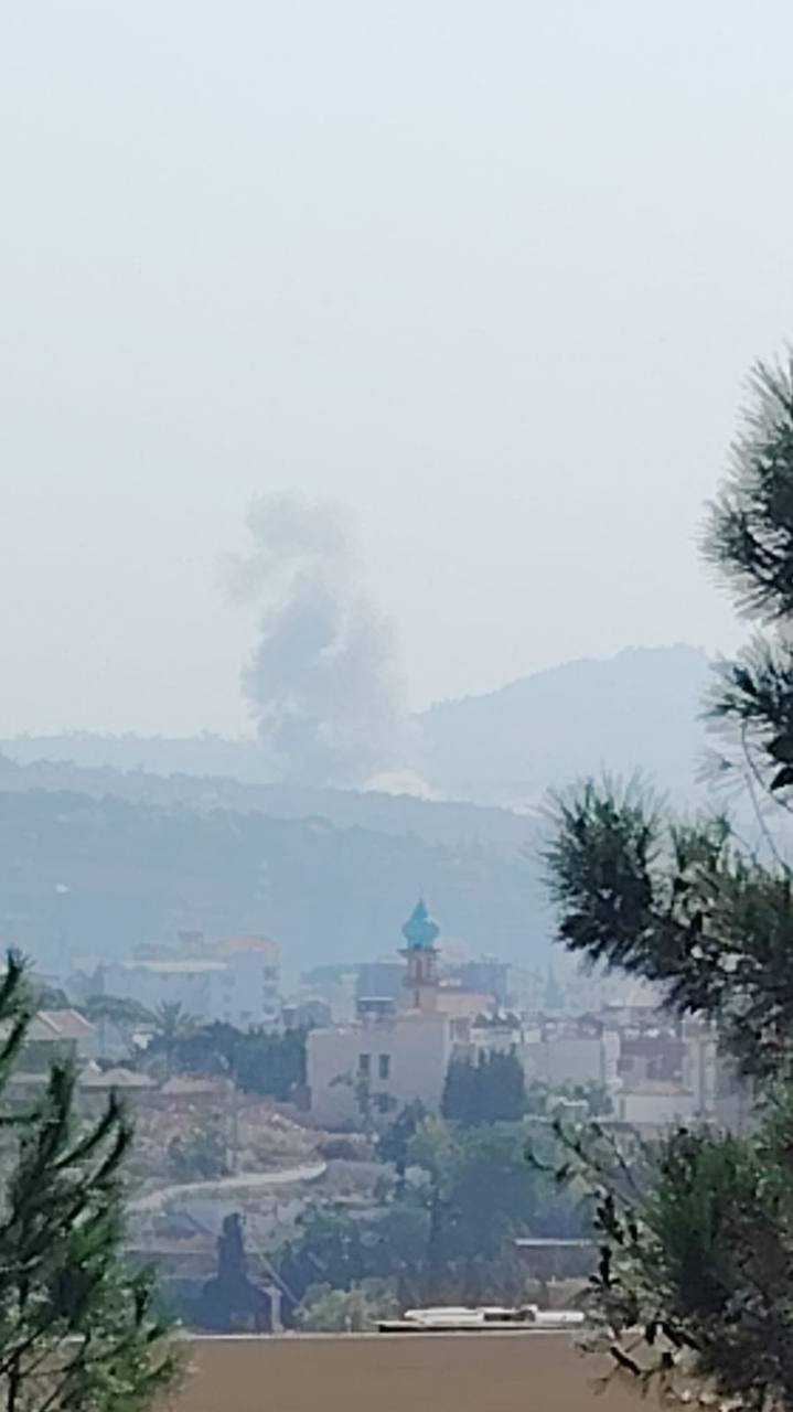 غارة إسرائيلية على بلدة كفرتبنيت جنوبي لبنان